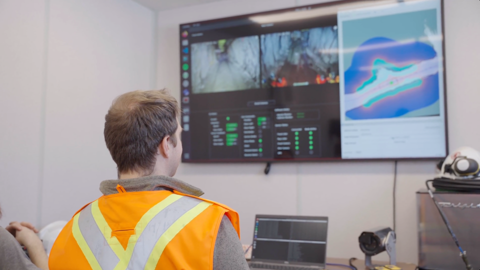 Underground mining remote control